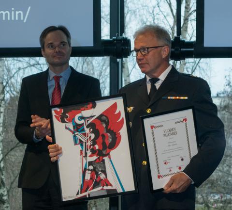 Vuoden palomies Arto Latvala