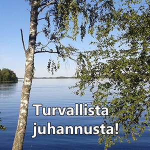 Keski-Uudenmaan pelastuslaitos toivottaa kaikille turvallista juhannuksen aikaa!